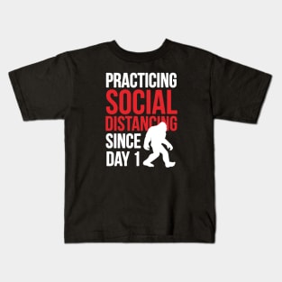 Practice Social Distancing against coronavirus Kids T-Shirt